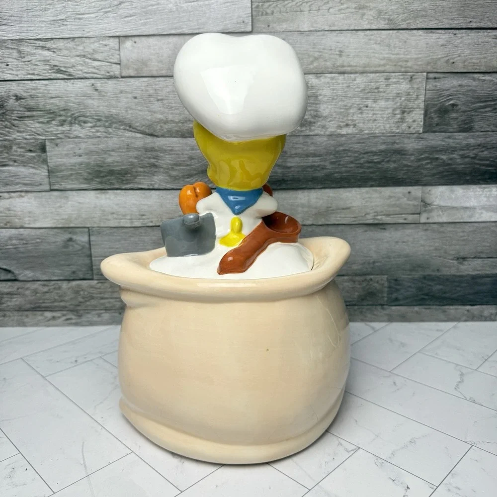 Tweety Bird Flour Sack Cookie Jar Warner Brothers Looney Tunes 1997 VTG